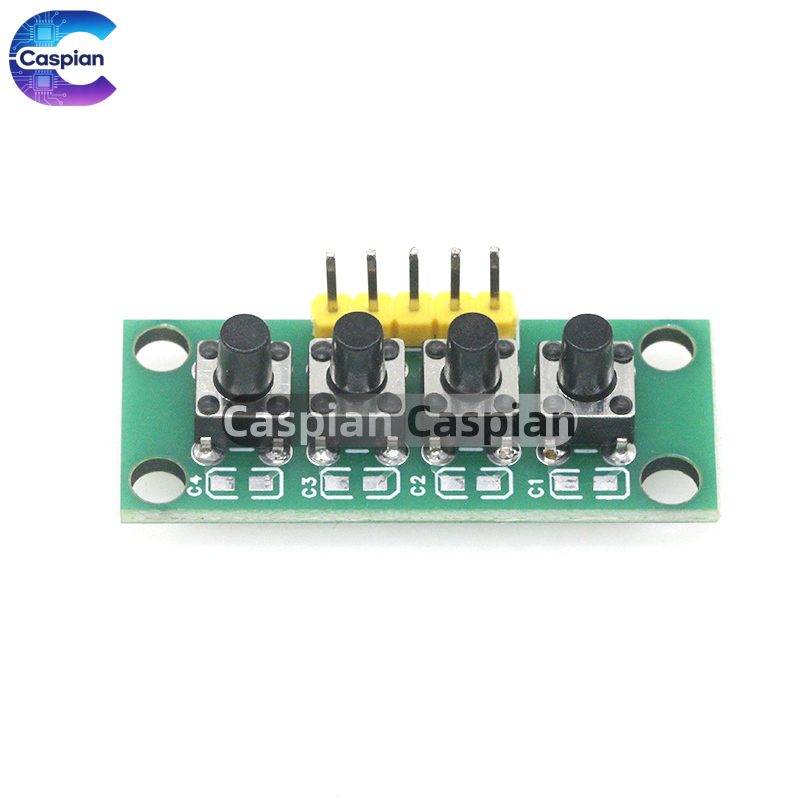 Raspberry Pi Kit - 1-10PCS 1x4 4-Button Independent Keypad Module