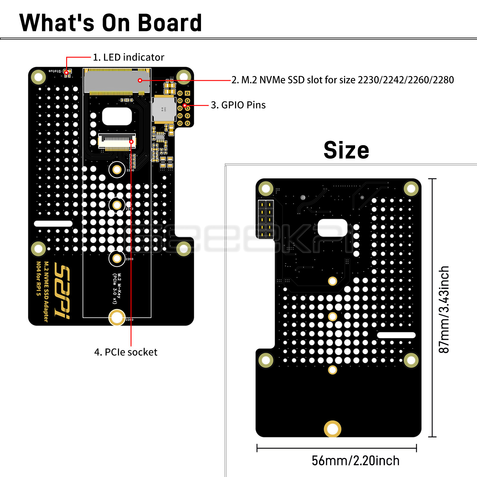GeeekPi Raspberry Pi 5 N04 M.2 - Pi Cooler review and price