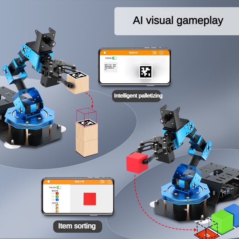 6 Dof Robot Arm with Servo Cla - Raspberry Pi 5 review and price