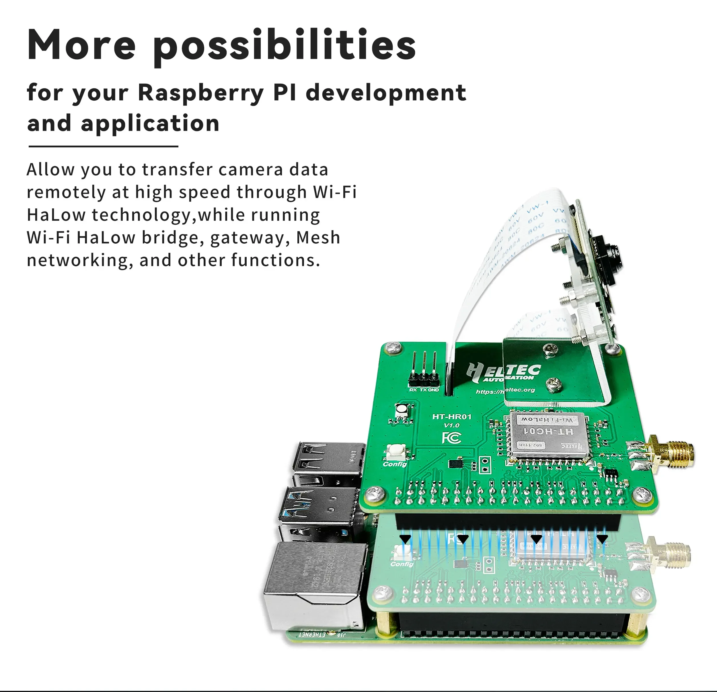 Heltec Pi-CamLow HR01 Wi-Fi Ha - Pi Camera Module review and price