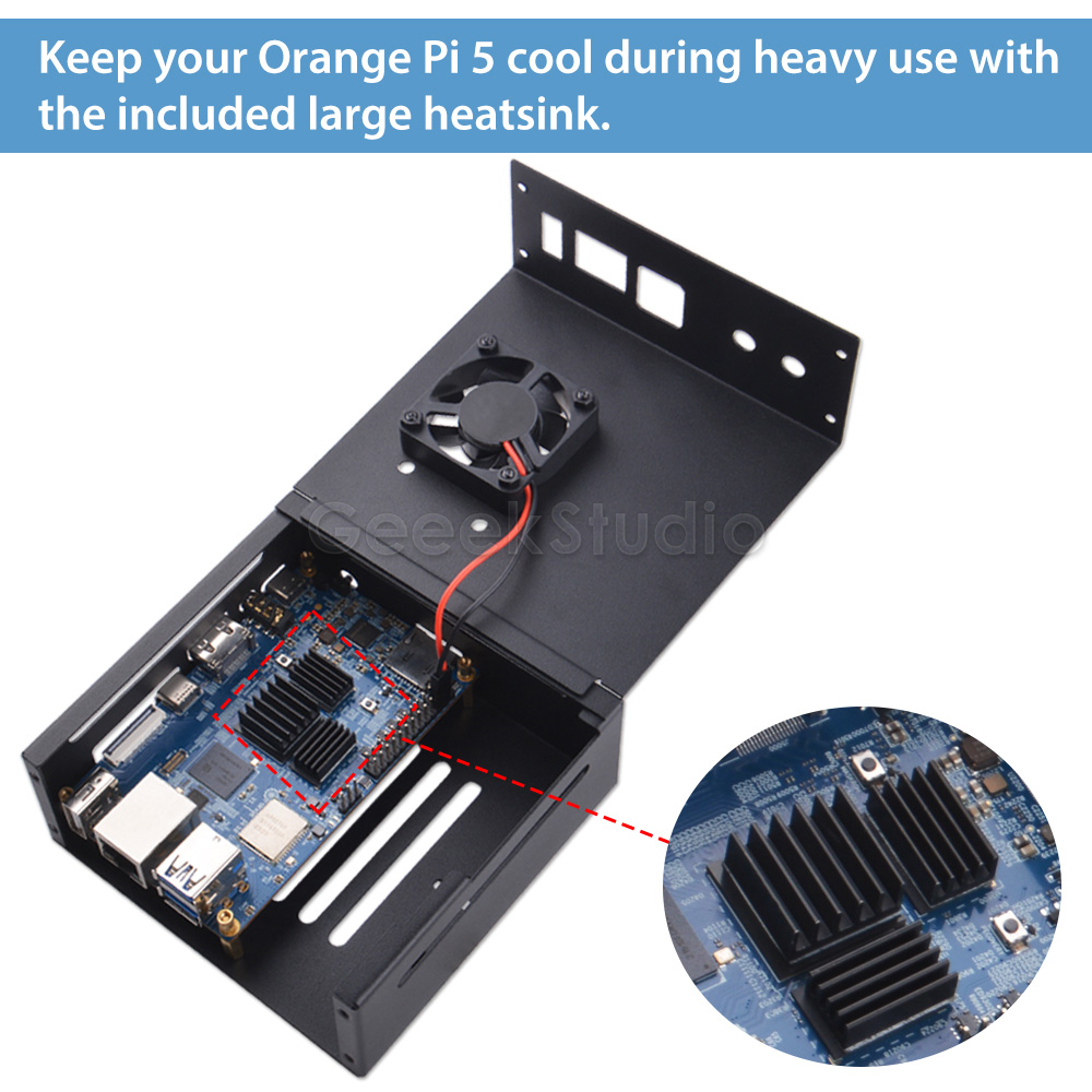 Orange Pi 5/5B Metal Protectiv - Pi 5 Case review and price