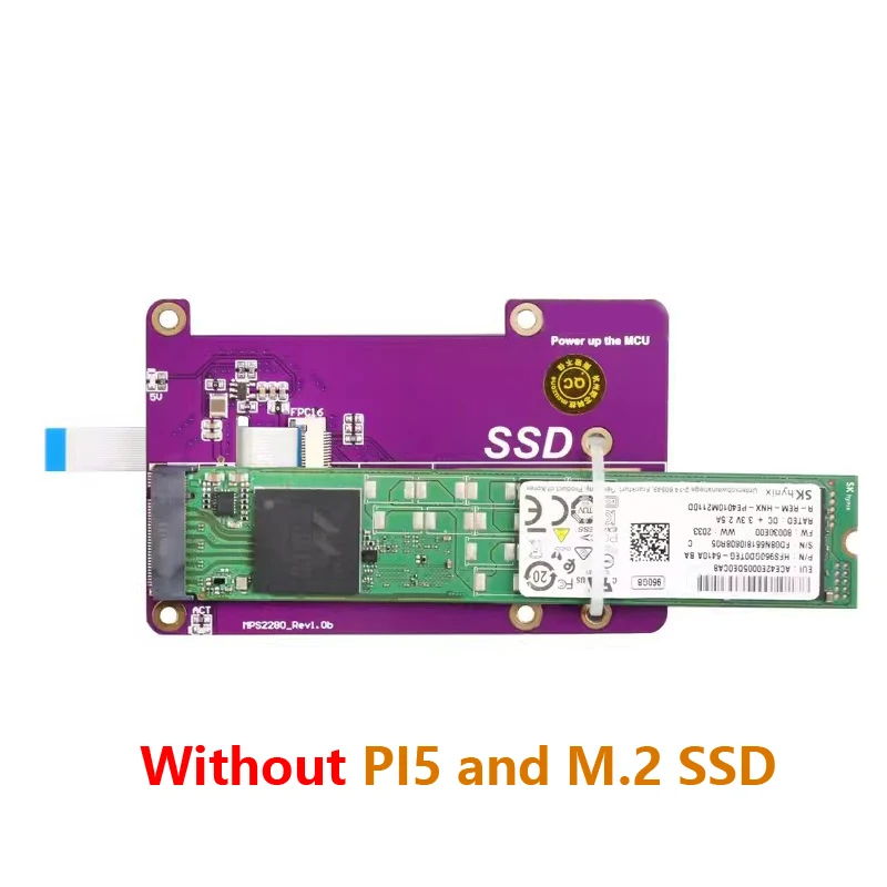 Raspberry Pi 5 PCIe to M.2 NVM - Pi Cooler review and price
