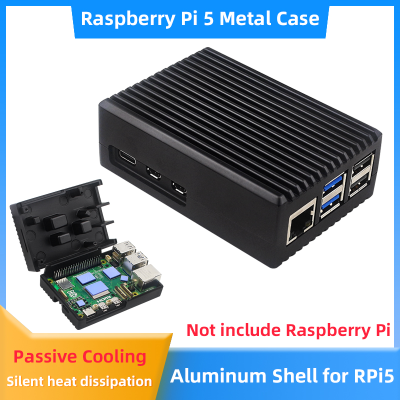 Raspberry Pi 5 Aluminum Case A - Pi 5 Case review and price