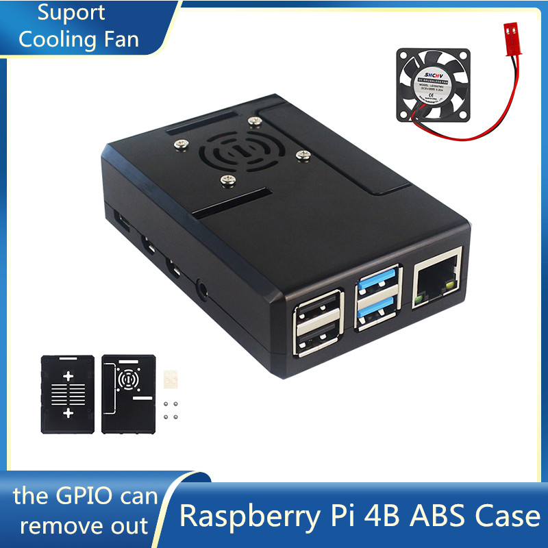 Raspberry Pi ABS Case Black Pl - Pi 4 Case review and price